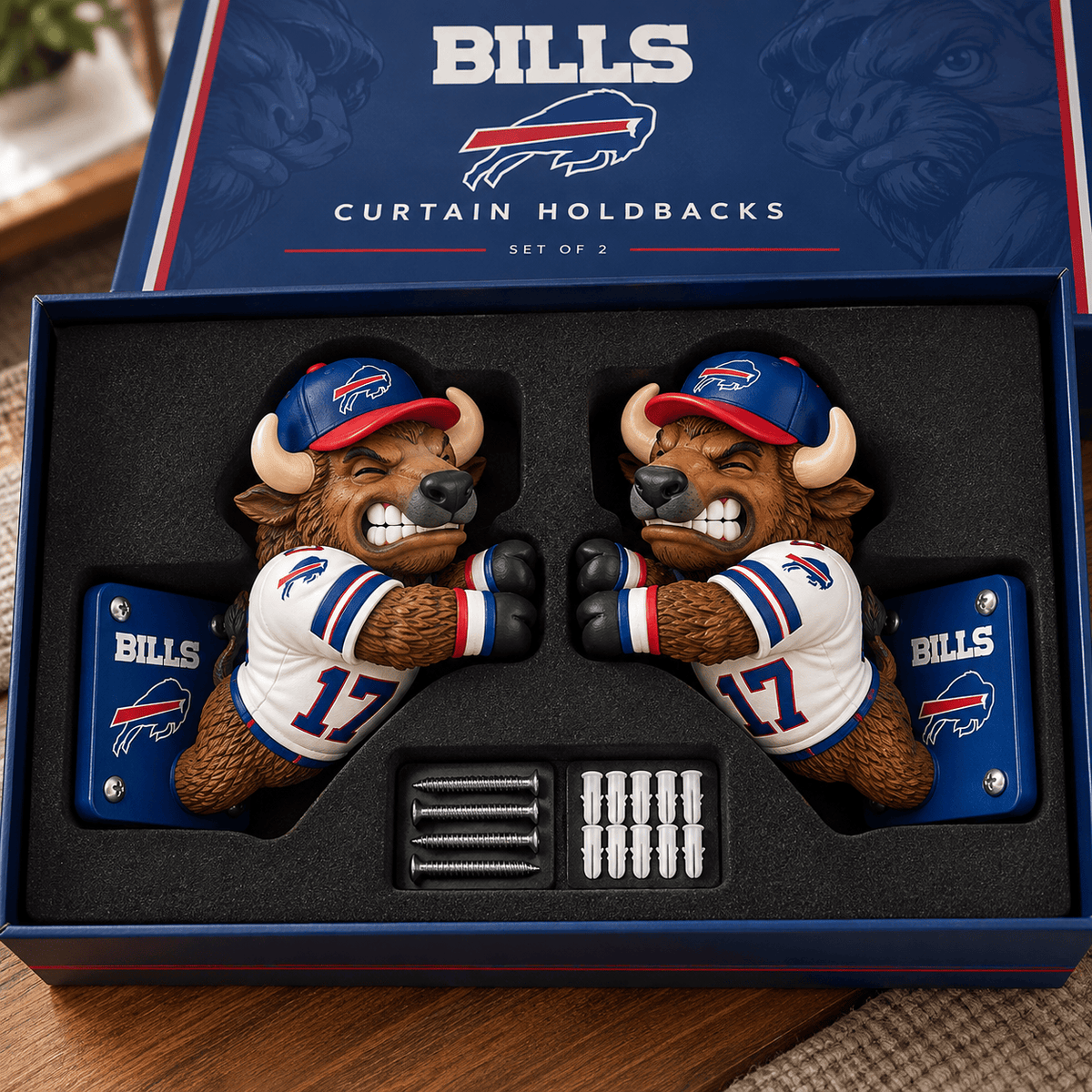 Premium BFBL Curtain Holdbacks Set 2 LNTH