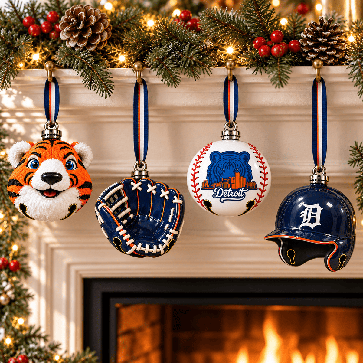 Premium DTG Christmas Bell Ornament PVNA