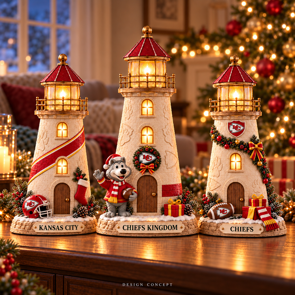 KCC Premium Holiday Lighthouse Trio TMH