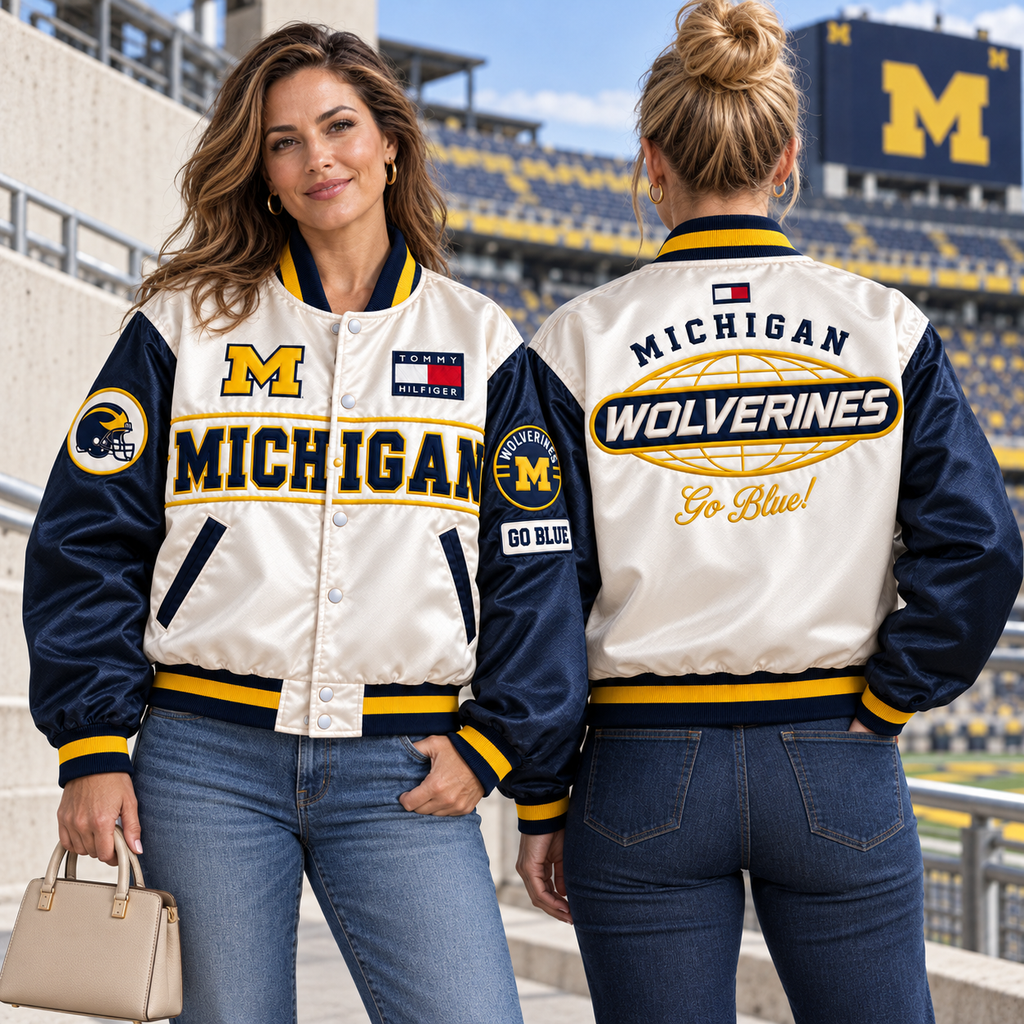 MWR Satin Boxy Varsity Jacket NTKO