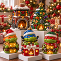 NJT CHRISTMAS CERAMIC CANDLE HOLDER HQH