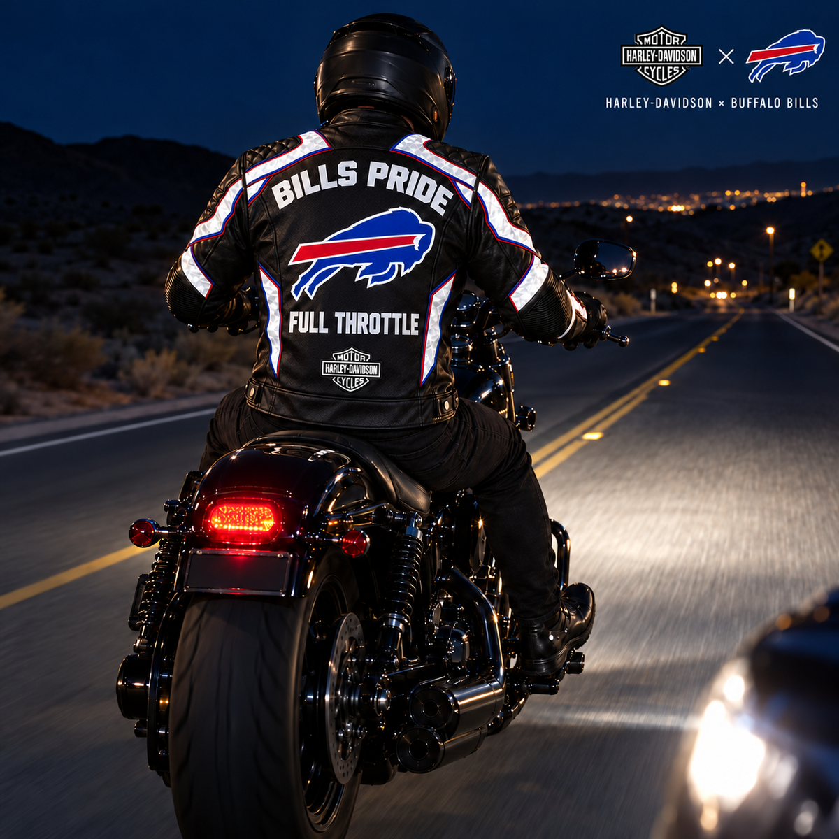BFBL Reflective Biker Jacket PNPA