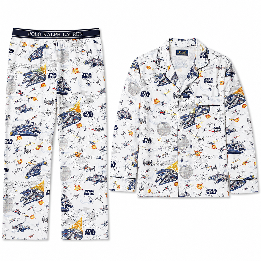 Premium STW Women's Printed Button-Up Pajama Set HTTT