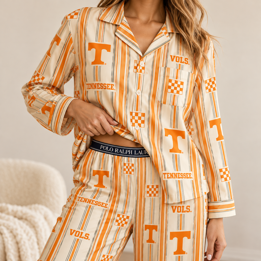 Premium TVF Women's Printed Button-Up Pajama Set HTTT