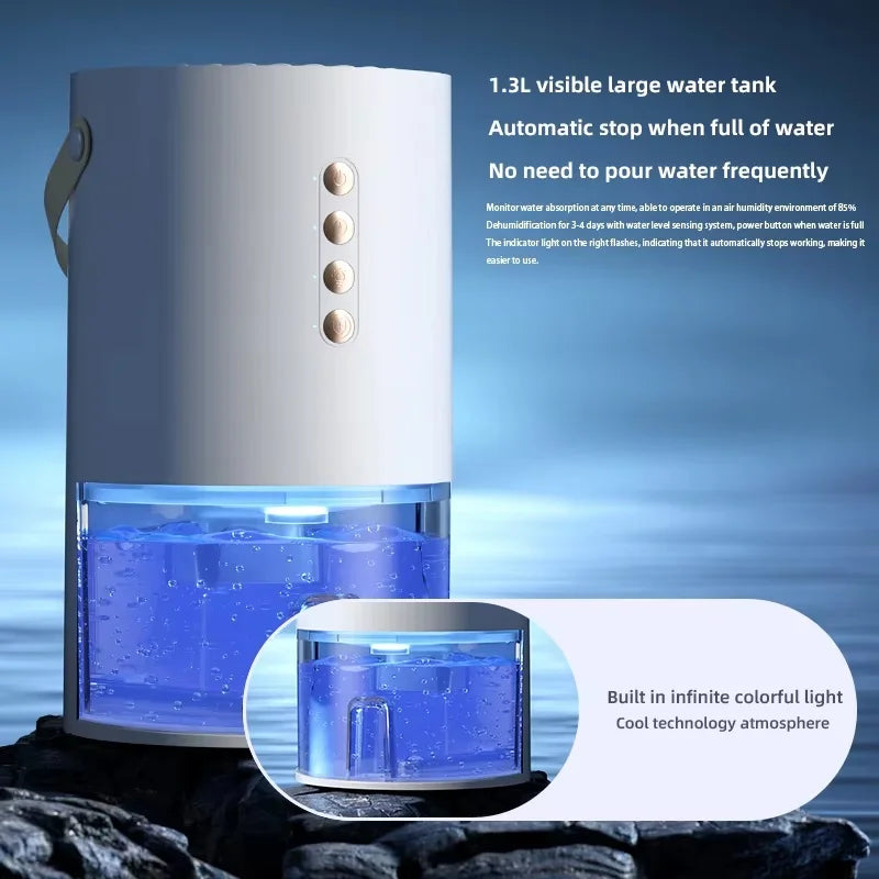 Dehumidifier for Moisture Absorption Air Purification Drying Anti-Humidity Living Room Small Dryer Bathroom  Deodorization