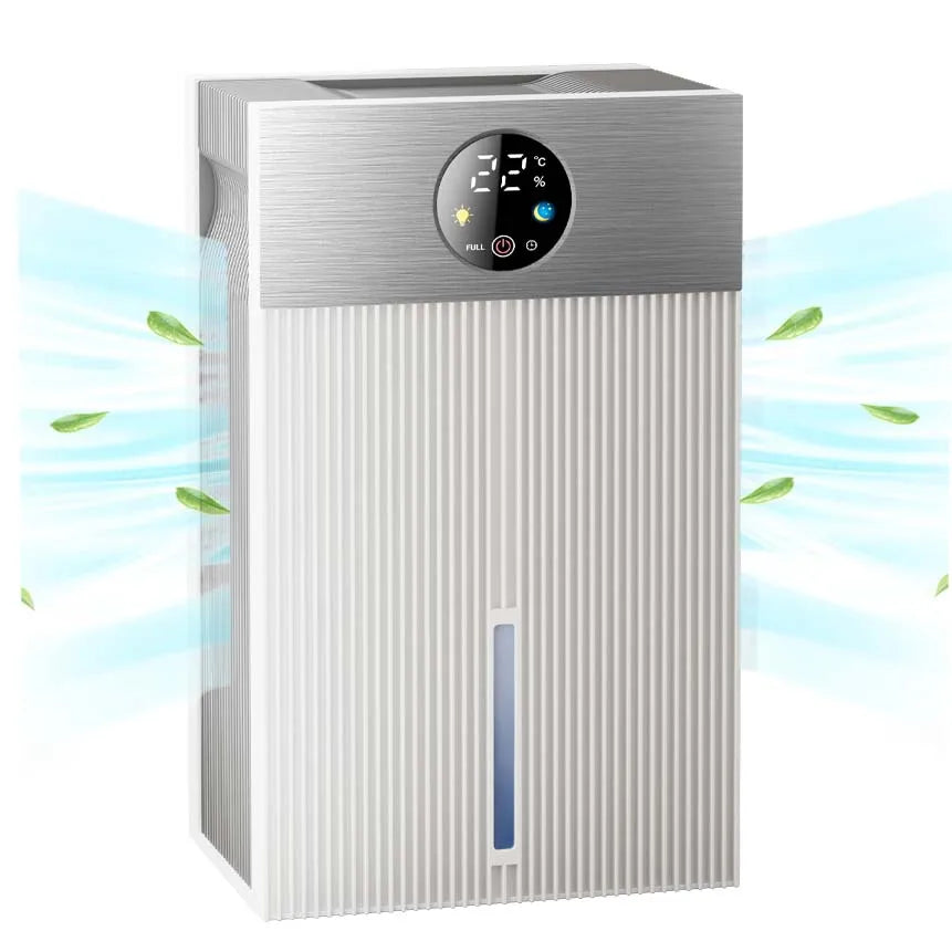Dehumidifier, 60 OZ Dehumidifiers for Home, Quiet Dehumidifier with Timer Sleep Mode Auto-Off 7 Colors for Bathroom, RV, Closet