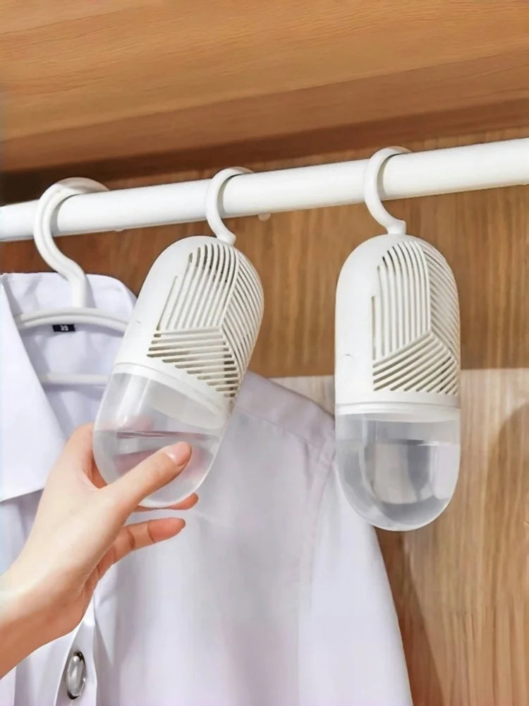 dehumidifier, hangable home wardrobe moisture absorbing bag moisture-proof and mildew-proof calcium chloride reusable desiccant
