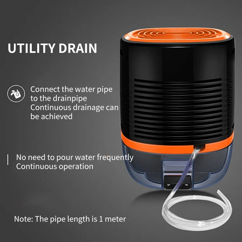 2026 New Upgrade Household Dehumidifier For Small Bedrooms Basement - Moisture Absorption Drying Dehumidification & Prevention