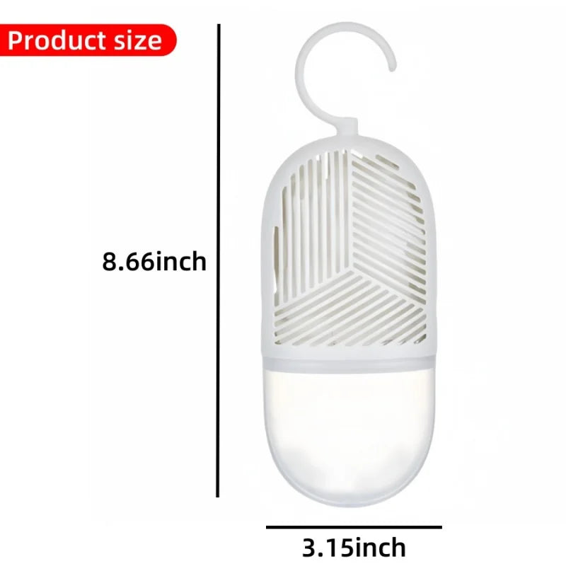 dehumidifier, hangable home wardrobe moisture absorbing bag moisture-proof and mildew-proof calcium chloride reusable desiccant