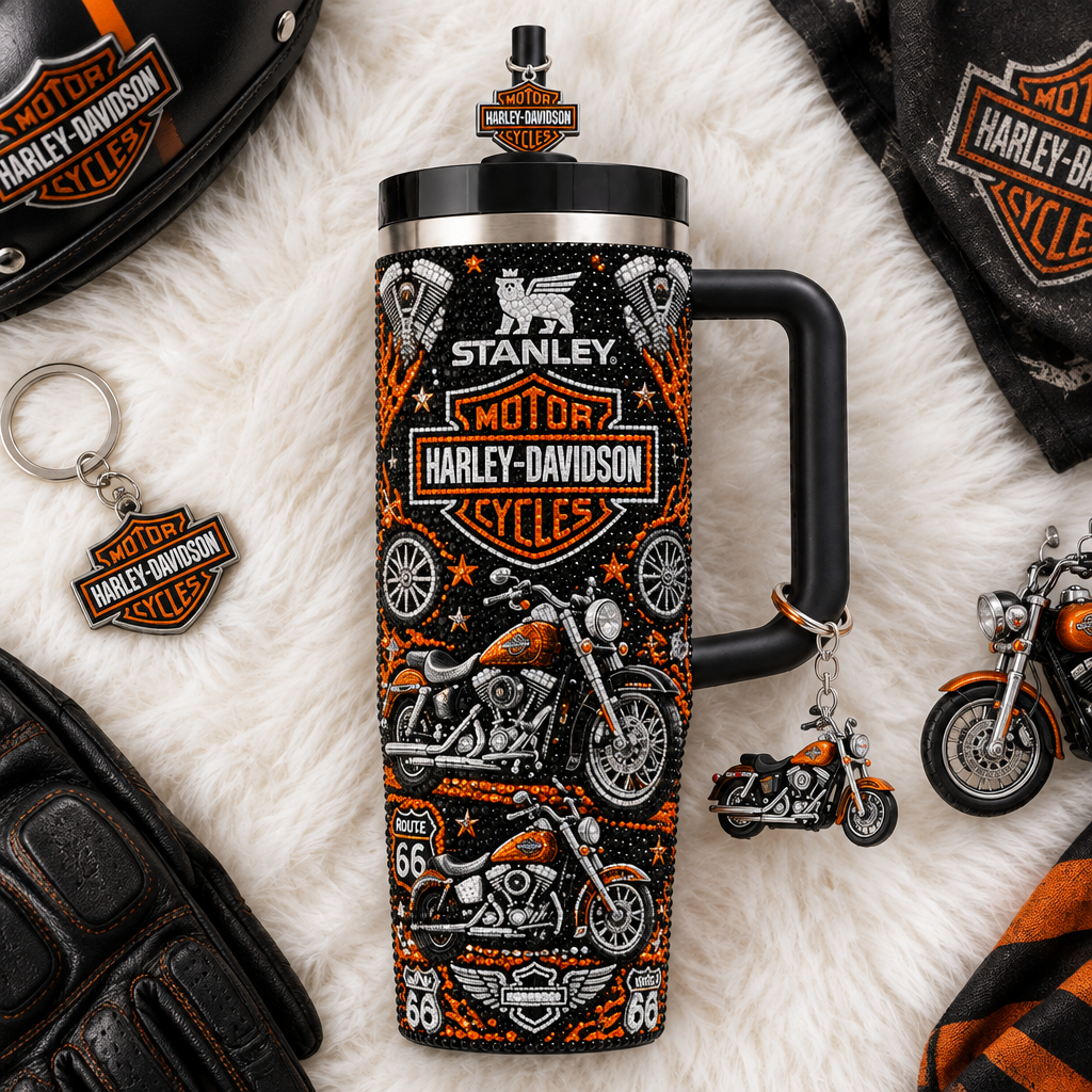 Harley Davidson 40oz Tumbler With Handle TTNL