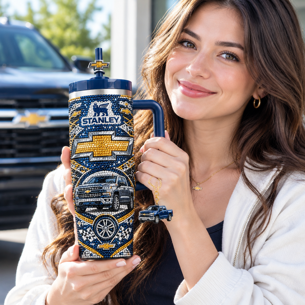Chevrolet 40oz Tumbler With Handle TTNL