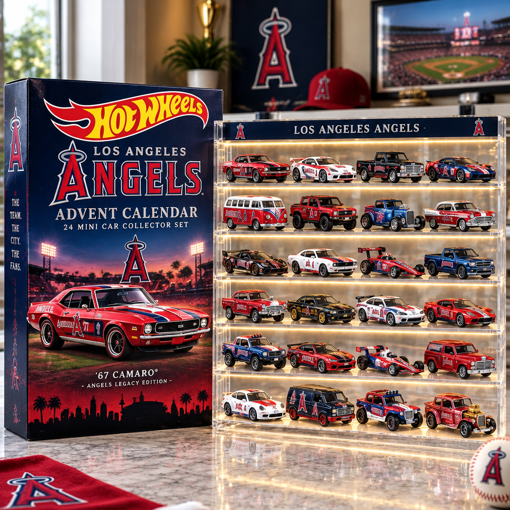 Los Angeles Angels Premium Mini Car Advent Calendar