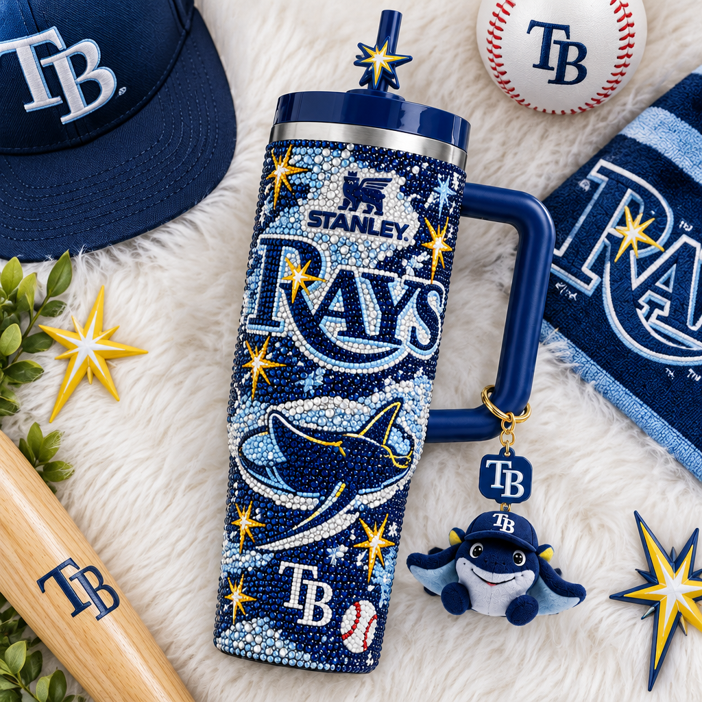 Tampa Bay Rays 40oz Tumbler With Handle TTNL