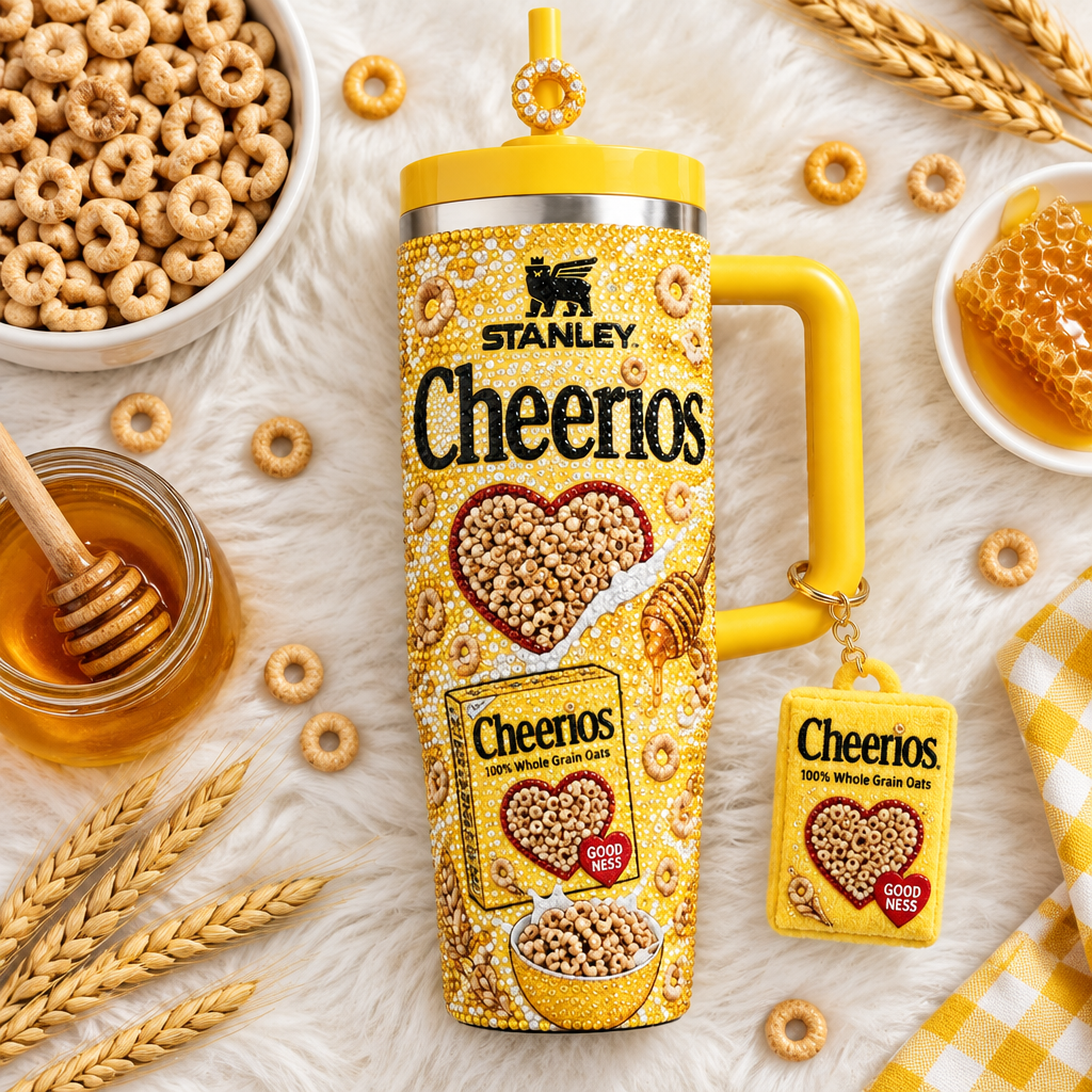 Cheerios 40oz Tumbler With Handle TTNL