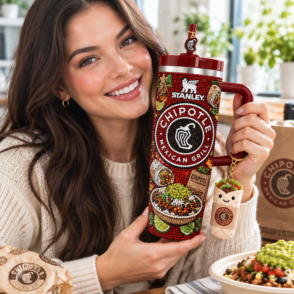Chipotle 40oz Tumbler With Handle TTNL